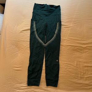 Lululemon 3/4 running leggings sensekit technology